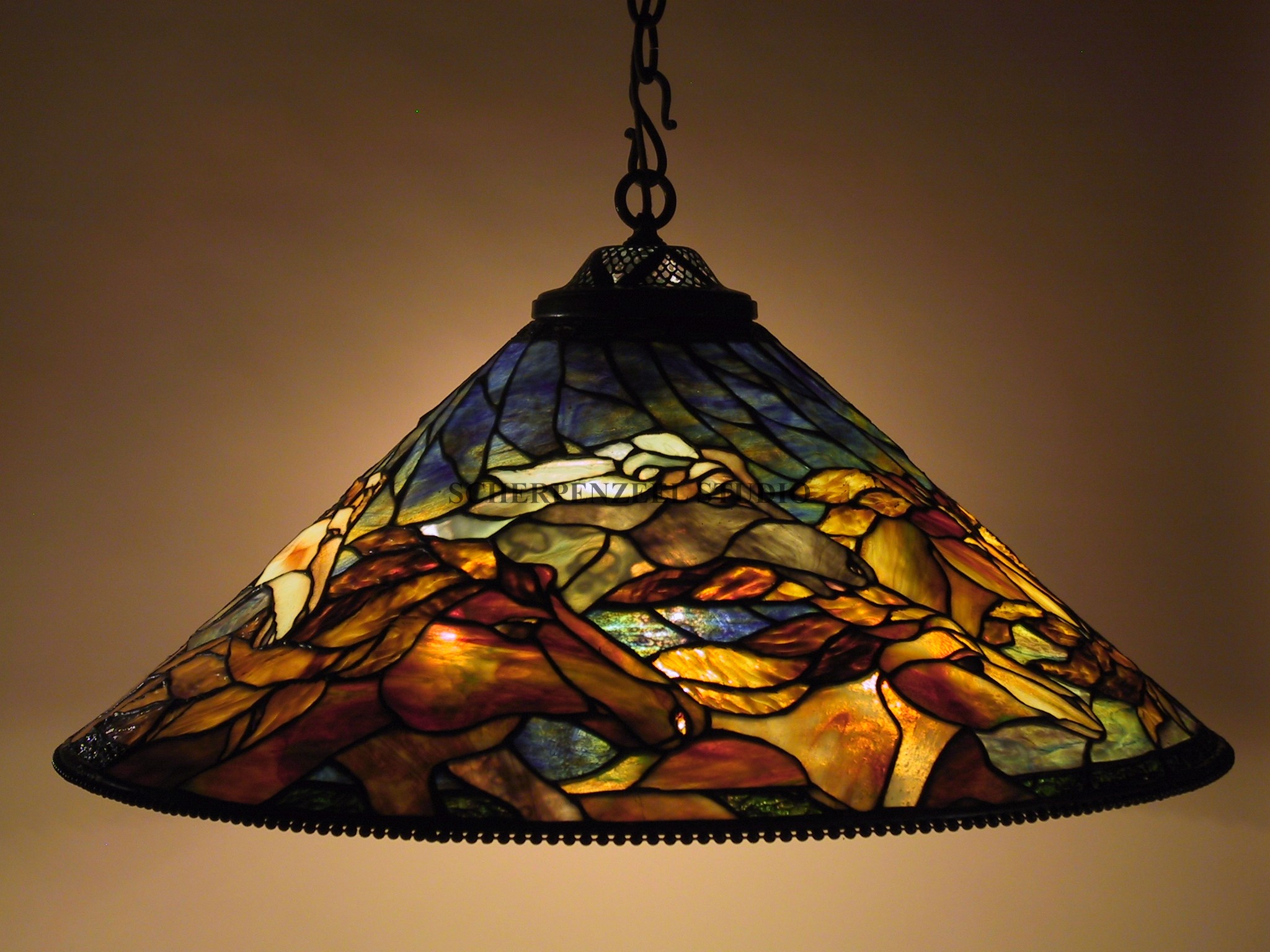 Horses shade, single-chain fixture